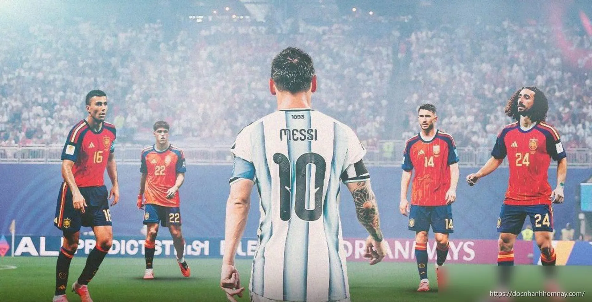 Cuộc chiến cân não: Messi đối đầu bức tường thép Tây Ban Nha ở chung kết World Cup 2026