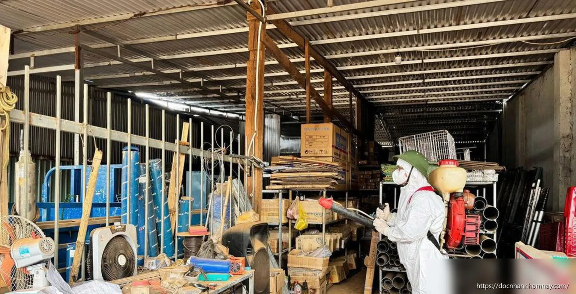 Đoàn Kinh tế - Quốc phòng 720 ra quân phòng, chống sốt xuất huyết