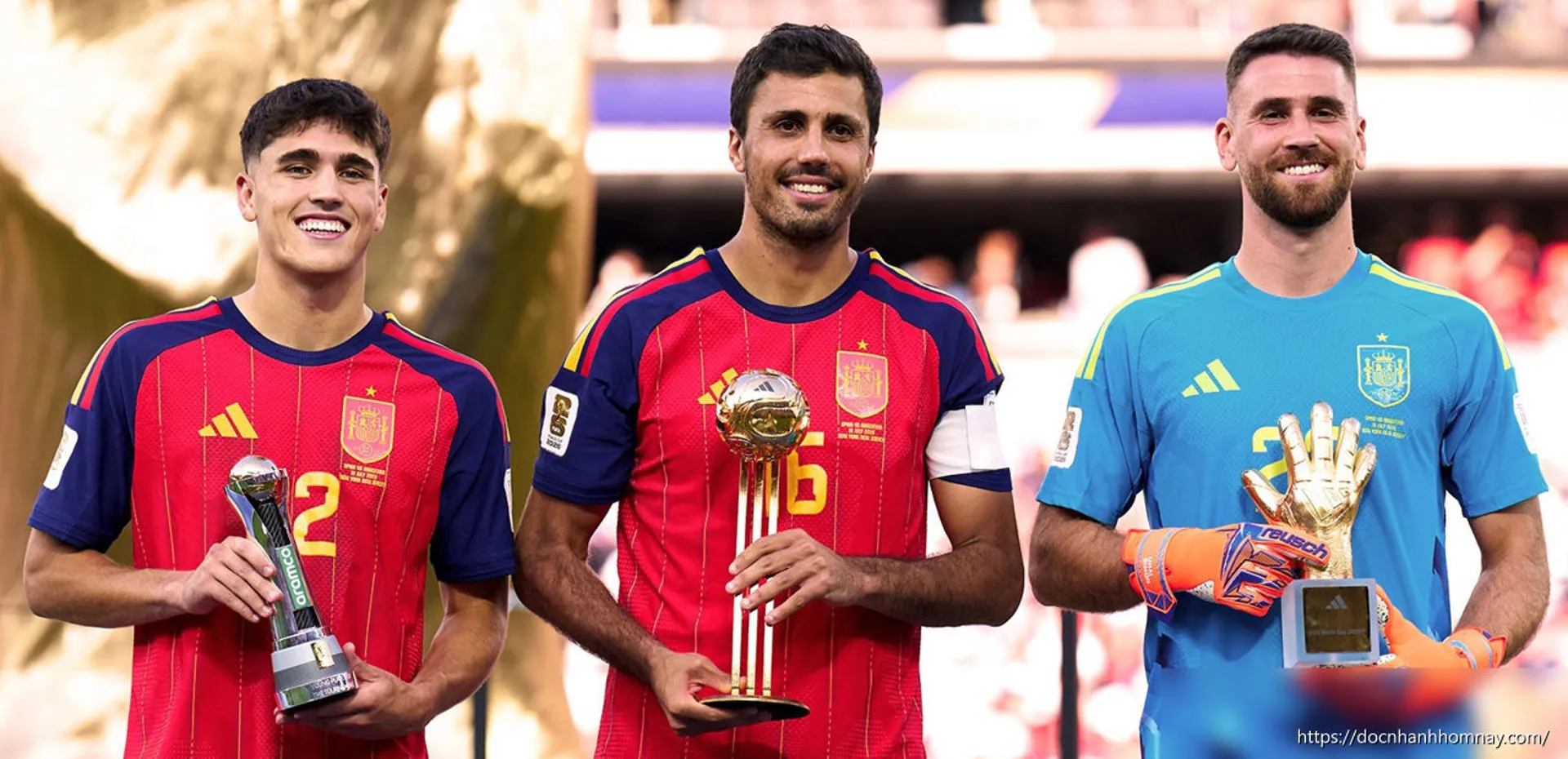 Tây Ban Nha thống trị giải thưởng cá nhân World Cup 2026