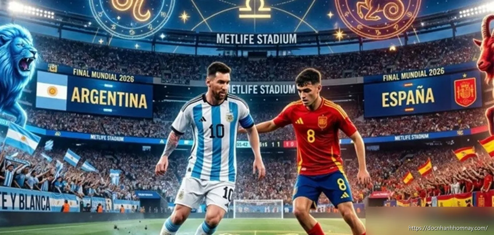 Messi và Argentina được 'tiên tri' thắng kịch tính Tây Ban Nha tại chung kết World Cup 2026