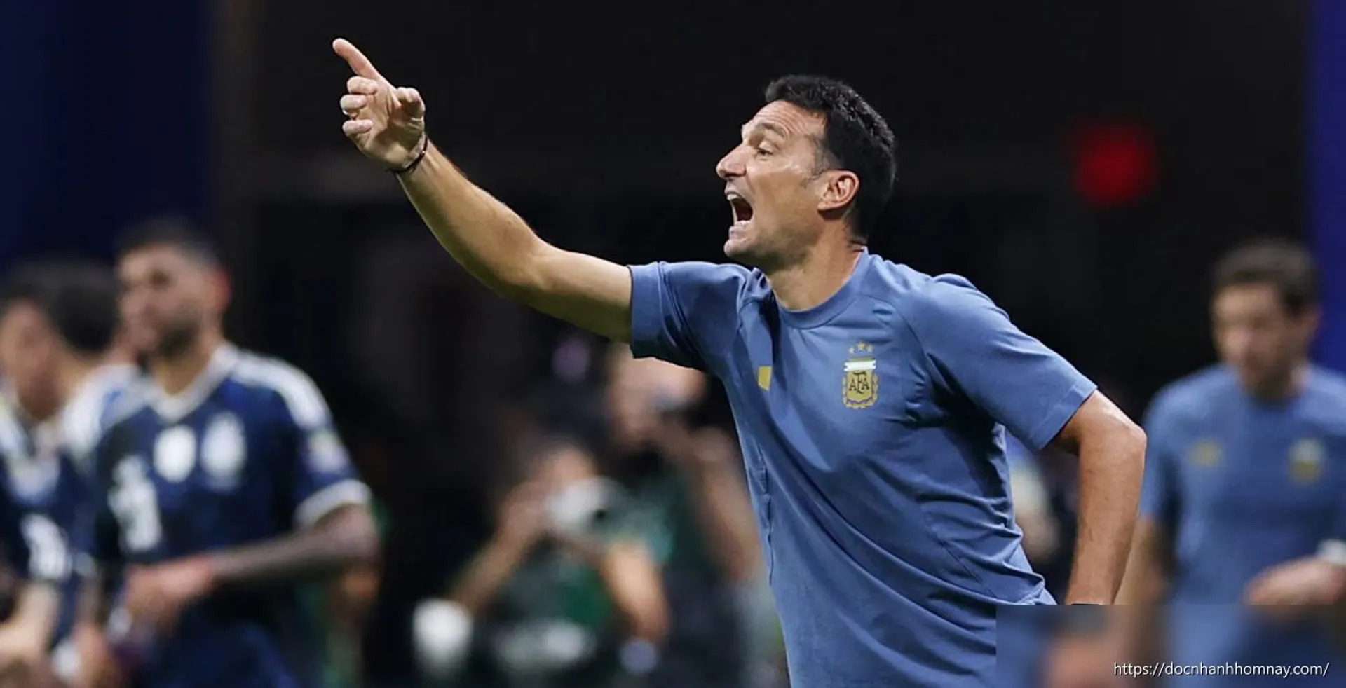 Scaloni: 'Argentina hay nhất khi bị dồn vào chân tường'
