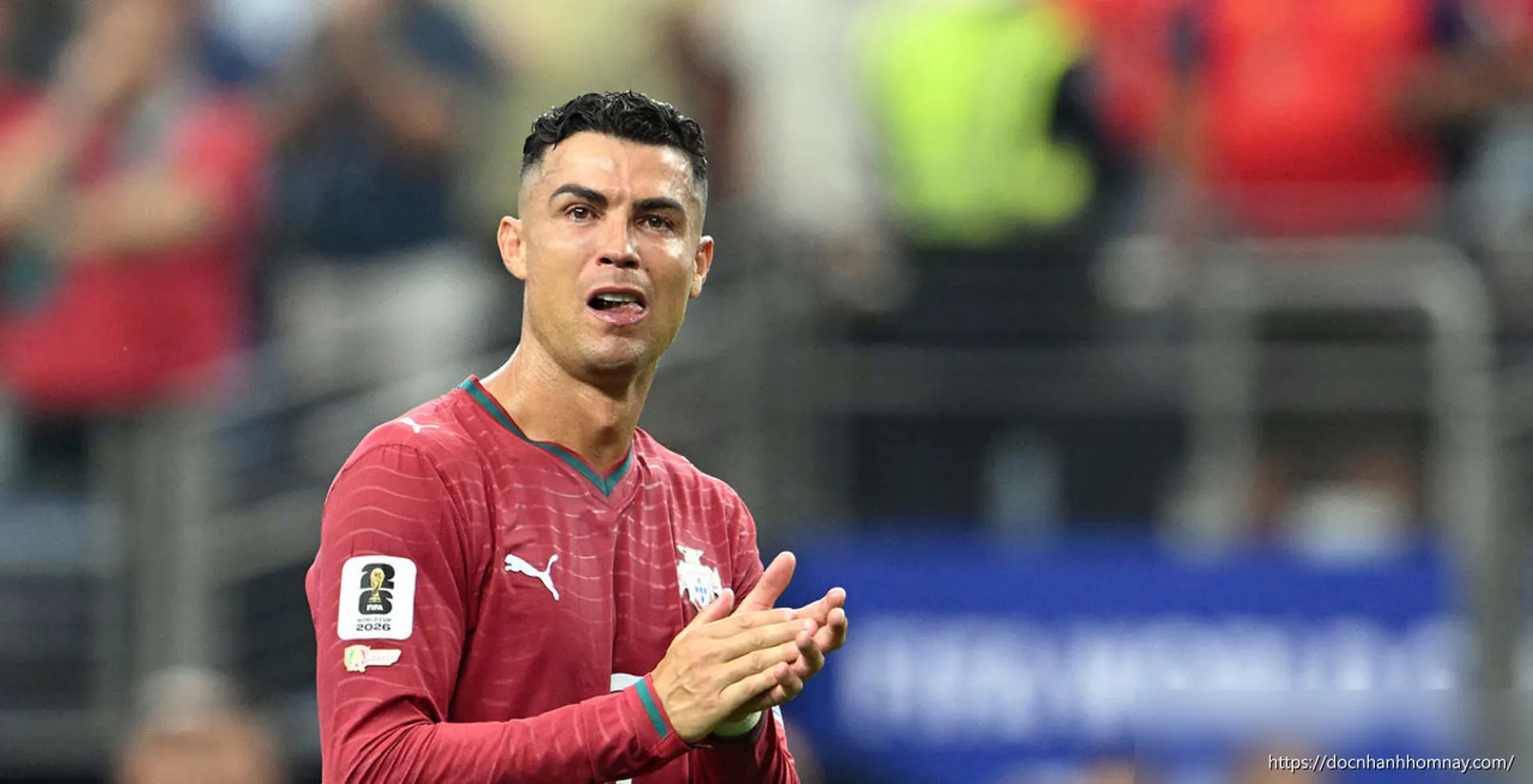 Ronaldo bật khóc khi chia tay World Cup 2026