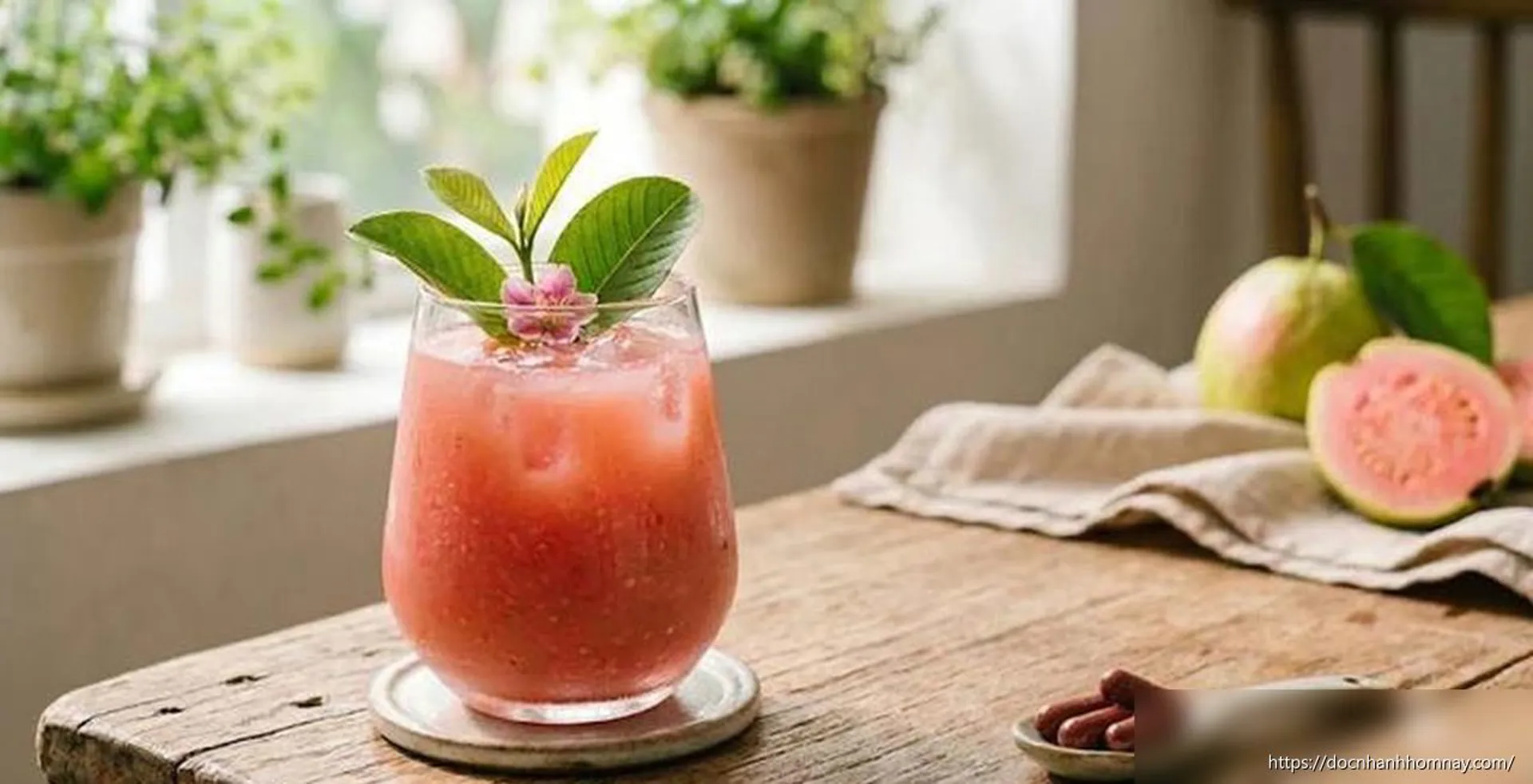 Vitamin C trong nước ép ổi giúp cơ thể hấp thu sắt tốt hơn