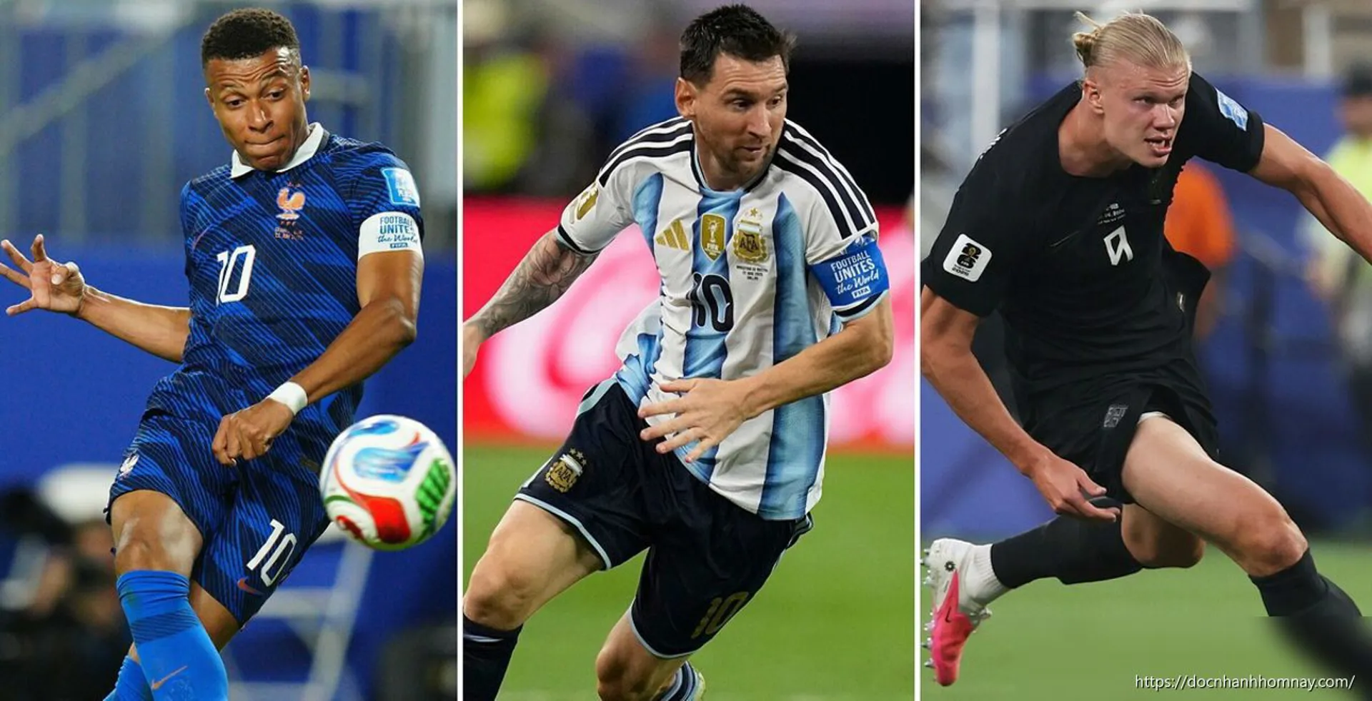 Messi, Mbappe, Haaland cùng đi vào lịch sử World Cup