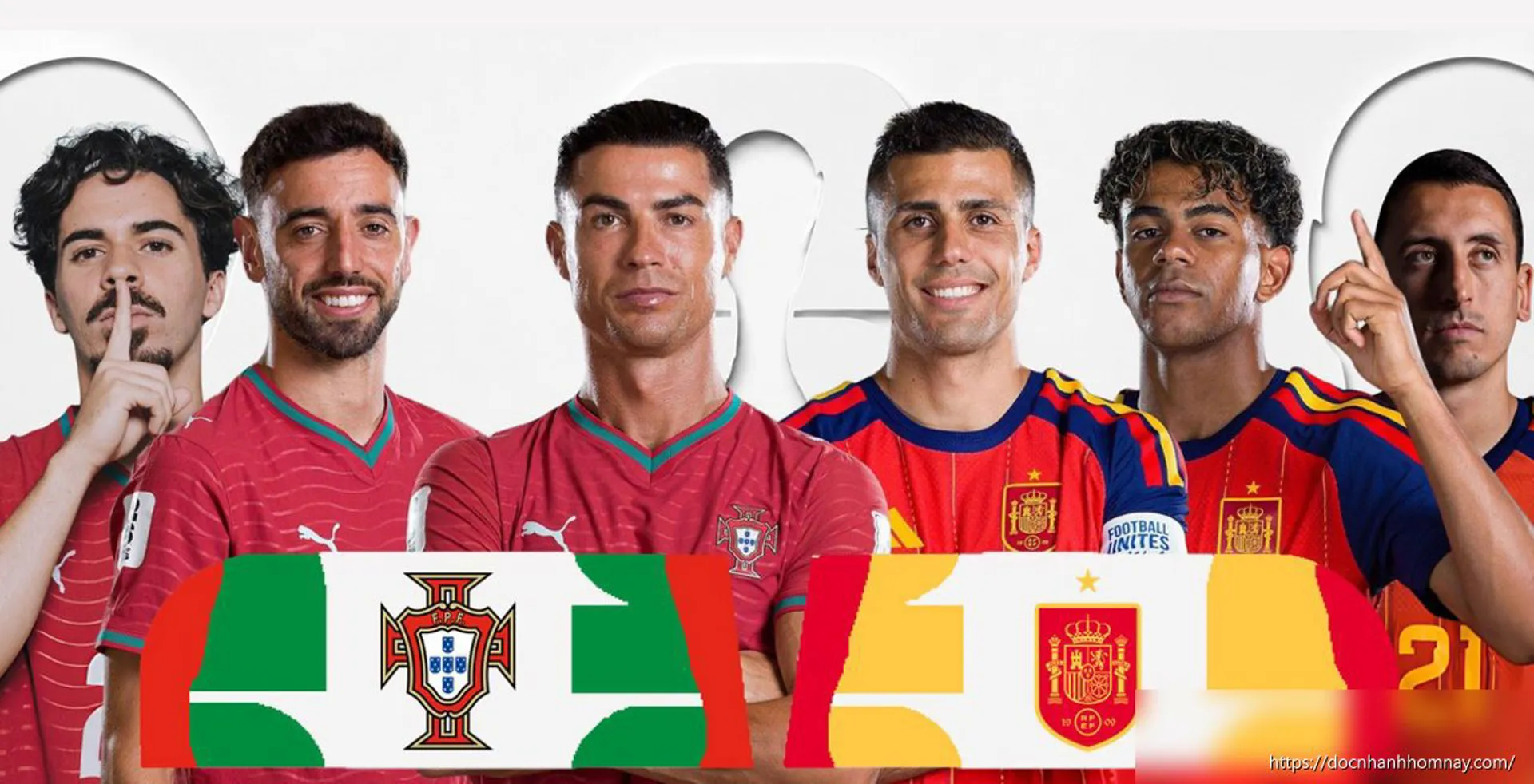 Tương quan trước trận Bồ Đào Nha - Tây Ban Nha: Ronaldo đối mặt thử thách lớn