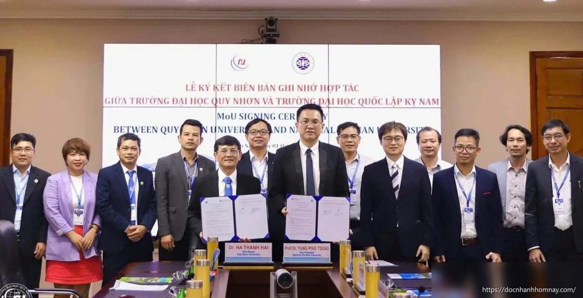 Trường Đại học Quy Nhơn mở rộng hợp tác quốc tế với Đài Loan