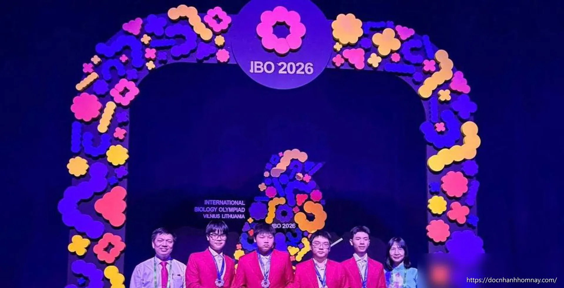Học sinh Việt Nam giành 4 huy chương Bạc Olympic Sinh học quốc tế 2026