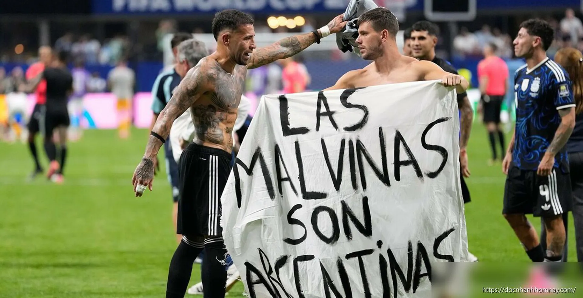 Argentina đối mặt án phạt FIFA sau màn ăn mừng gây tranh cãi