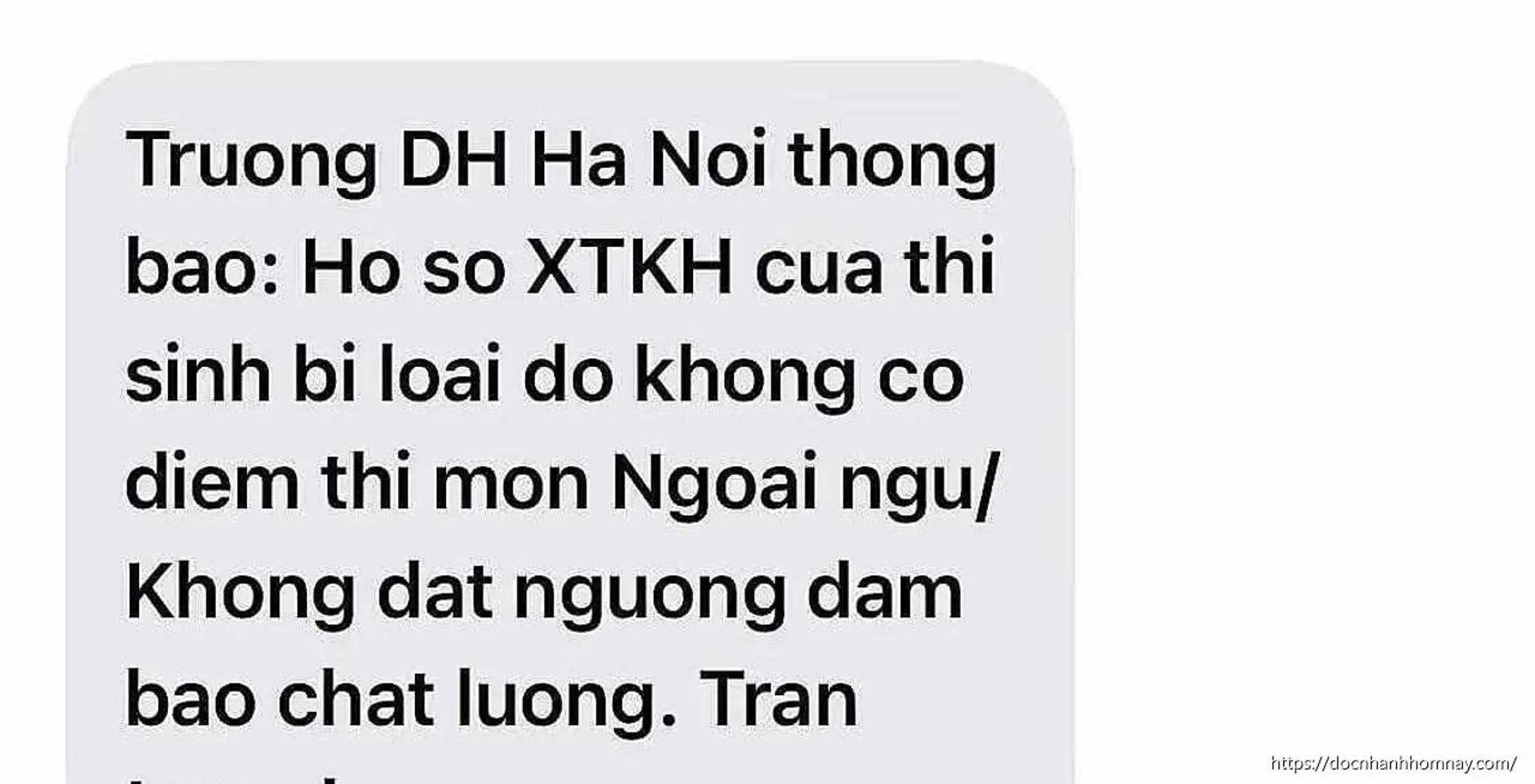 Hiểu nhầm quy chế: Hàng loạt thí sinh có IELTS trượt xét tuyển vào Đại học Hà Nội