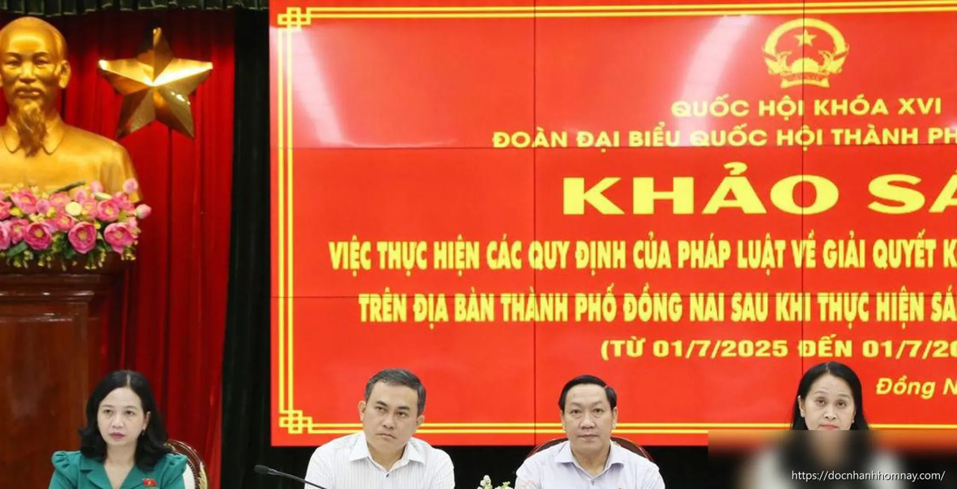 Đoàn ĐBQH Đồng Nai: Rà soát vướng mắc trong giải quyết khiếu nại, tố cáo sau sáp nhập