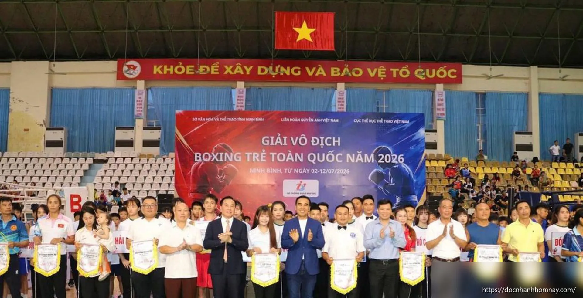 Hơn 500 vận động viên tranh tài tại Giải vô địch Boxing trẻ toàn quốc 2026
