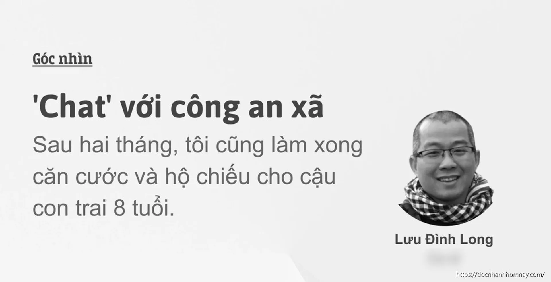 Chuyển đổi số từ câu chuyện 'chat' với công an xã