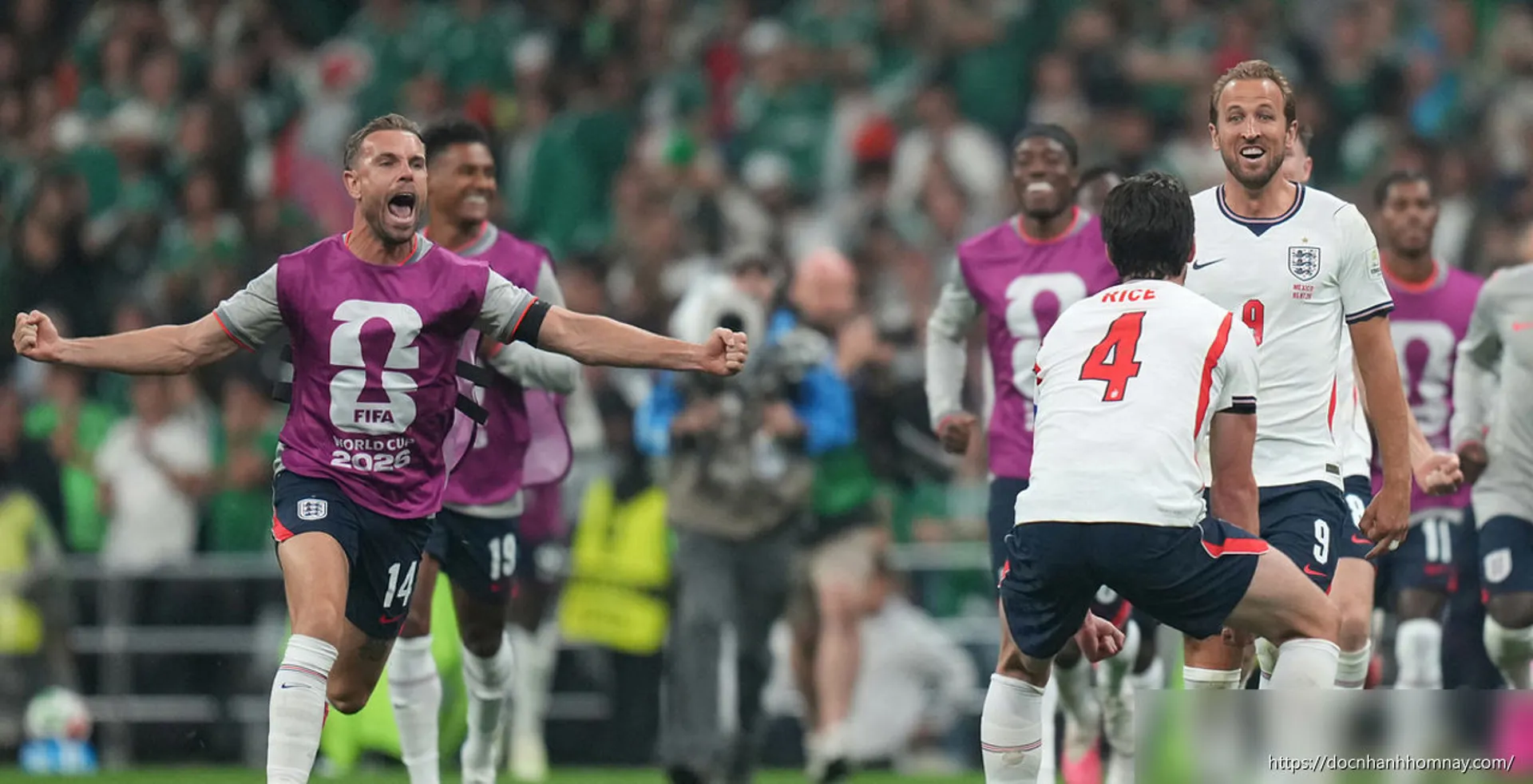 Henderson chấn thương nặng khi ăn mừng chiến thắng của Anh trước Mexico tại World Cup 2026