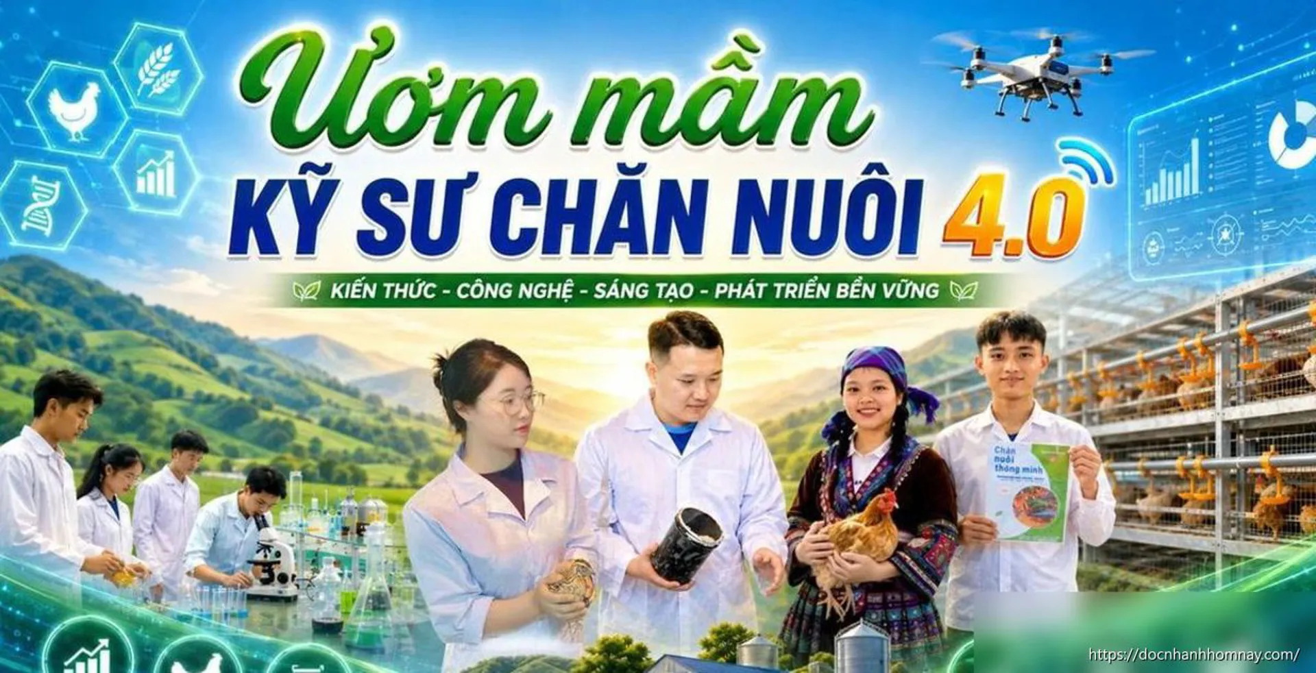 Đào tạo kỹ sư chăn nuôi 4.0: 'Ươm mầm' cho nông nghiệp công nghệ cao