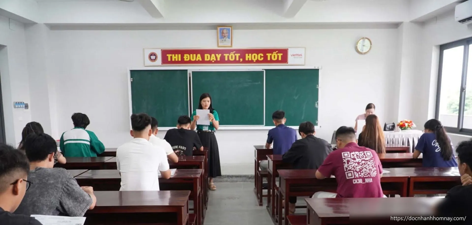 Phòng thi có 16/22 thí sinh đạt điểm 10 môn Toán: Sở GD-ĐT Hà Tĩnh lên tiếng