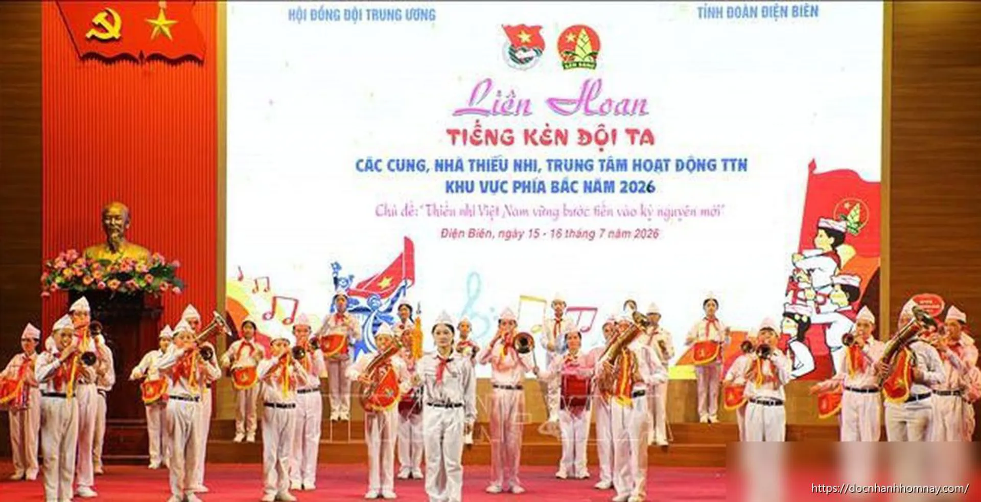 Sân chơi bổ ích cho thiếu nhi: Liên hoan 'Tiếng kèn Đội ta' khu vực phía Bắc 2026